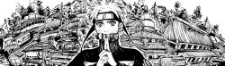 Rule 34 | 1boy, absurdres, building, forehead protector, greyscale, hands up, headband, highres, jacket, konohagakure symbol, long sleeves, looking at viewer, male focus, monochrome, mouth hold, my nameisyoon, naruto (series), naruto shippuuden, own hands together, power lines, scroll, short hair, solo, utility pole, uzumaki naruto, v-shaped eyebrows