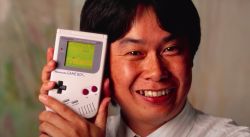 Rule 34 | game boy, game boy (original), handheld game console, nintendo, photo (medium), shigeru miyamoto, smile, tagme