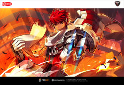 Rule 34 | 1boy, armor, male focus, mmo, mmorpg, panamaman, red hair, s4 league, solo