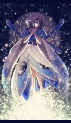 Rule 34 | 1girl, absurdres, alice in wonderland, ap@meito, barefoot, blue nails, brown hair, closed eyes, facing viewer, hands up, highres, hood, nail polish, obi, own hands together, sash, snowflake print, snowflakes, solo, wide sleeves