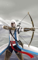 Rule 34 | 1boy, ashin, assassin&#039;s creed, assassin&#039;s creed (series), assassin&#039;s creed iii, bow (weapon), coat, connor (assassin&#039;s creed), gloves, hood, male focus, pixiv sample, quiver, resized, solo, weapon