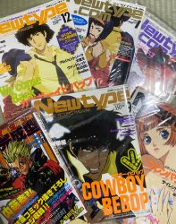 Rule 34 | copyright request, cowboy bebop, highres, japanese text, magazine (object), newtype, photo (medium), real life, translation request, trigun