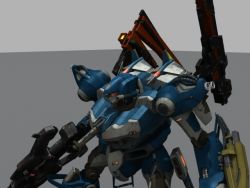 Rule 34 | 3d, armored core, armored core nexus, cannon, energy gun, from software, laser cannon, laser rifle, mecha, no humans, robot, weapon
