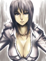 Rule 34 | 1girl, breasts, cleavage, enies lobby, fumio (rsqkr), large breasts, lips, nico robin, one piece, short hair, solo