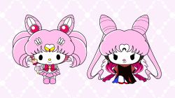 Rule 34 | bishoujo senshi sailor moon, chibi usa, chibi usa (cosplay), cosplay, my melody, pink hair, sanrio, smile, tagme