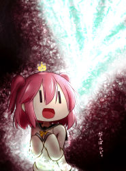 Rule 34 | 1girl, :d, backlighting, buttons, chibi, crown, double-breasted, fireworks, happy, highres, kurosawa ruby, looking back, love live!, love live! sunshine!!, medium hair, moemaru, open mouth, red hair, school uniform, serafuku, signature, sleeves past wrists, smile, solo, star (symbol), two side up, upper body, | |