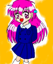 Rule 34 | 1990s (style), akazukin chacha, marin (marine-sky-earth), pink hair, retro artstyle, tagme, uniform