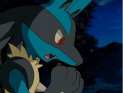 Rule 34 | animated, animated gif, chocolate, creatures (company), game freak, gen 4 pokemon, lowres, lucario, nintendo, pokemon, pokemon (anime), pokemon (creature)