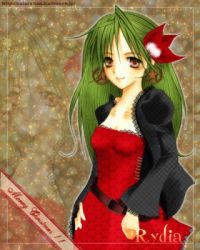 Rule 34 | 1990s (style), 1girl, character name, christmas, final fantasy, final fantasy iv, green hair, lowres, rydia (ff4), solo