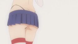 Rule 34 | 10s, 1girl, animated, animated gif, anime coloring, artist request, ass, ass shake, bare shoulders, black panties, blonde hair, breasts, butt crack, cowboy shot, elbow gloves, gloves, head out of frame, kantai collection, legs together, long hair, microskirt, midriff, navel, panties, pleated skirt, rensouhou-chan, school uniform, serafuku, shimakaze (kancolle), simple background, skirt, small breasts, source request, standing, striped clothes, striped thighhighs, tagme, thighhighs, thong, underwear, whale tail (clothing)