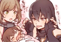 Rule 34 | 10s, 2girls, baby, bad id, bad pixiv id, brown hair, crying, if they mated, ikarin, kantai collection, mother and child, mother and daughter, multiple girls, mutsu (kancolle), nagato (kancolle), yuri