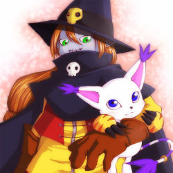 Rule 34 | blue eyes, cat, digimon, hat, holy ring, jewelry, ring, tailmon, wizard, wizard hat, wizarmon