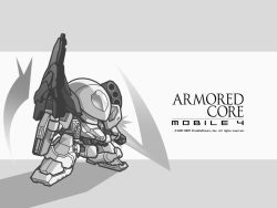 Rule 34 | armored core, armored core mobile 4, chibi, from software, gun, mecha, robot, tagme, weapon