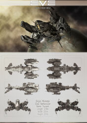 Rule 34 | 3d, absurdres, battlecruiser (eve online), blueprint (medium), brown theme, cannon, cloud, commentary, concept art, dlamont, english text, eve online, flying, from above, from behind, from below, from side, highres, industrial pipe, logo, machinery, military, military vehicle, minmatar republic (eve online), multiple views, nebula, no humans, original, outdoors, planet, radio antenna, realistic, science fiction, sky, solar panel, space, spacecraft, star (sky), starry sky, thrusters, turret, vehicle focus