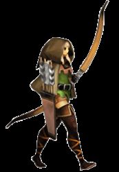 Rule 34 | animated, animated gif, boots, bow, bow (weapon), dragon&#039;s crown, elf, elf (dragon&#039;s crown), hood, kamitani george, lowres, pointy ears, thigh boots, thighhighs, vanillaware, walking, weapon