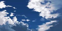 Rule 34 | blue sky, cloud, cloudy sky, day, highres, nature, no humans, original, outdoors, ryokucha manma, scenery, sky, sunlight