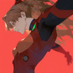 blue_eyes bodysuit evangelion:_2.0_you_can_(not)_advance evangelion:_3.0_you_can_(not)_redo mecha_pilot_suit mukurout multicolored_bodysuit neon_genesis_evangelion nterface_headset_(evangelion) orange_bodysuit orange_hair plugsuit_(evangelion) ponytail rebuild_of_evangelion red_bodysuit souryuu_asuka_langley