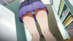 Rule 34 | 10s, 1boy, 1girl, animated, animated gif, ass, brother and sister, from below, head out of frame, legs, lower teeth only, panties, screencap, shaking, siblings, skirt, teeth, thighs, to love-ru, to love-ru darkness, trembling legs, underwear, upskirt, wet, wet clothes, wet panties, white panties, yuuki mikan