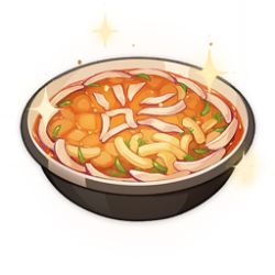 Rule 34 | artist request, bowl, carrot, commentary, diamond (shape), english commentary, food, food focus, game cg, genshin impact, lowres, no humans, official art, onion, potato, simple background, soup, sparkle, still life, third-party source, transparent background