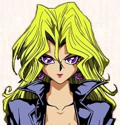 Rule 34 | blonde hair, earrings, jewelry, kujaku mai, long hair, lowres, purple eyes, yu-gi-oh!, yuu-gi-ou, yu-gi-oh! duel monsters