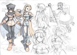 Rule 34 | 6+girls, alena (dq4), ass, belt, bianca (dq5), braid, breasts, cape, chunsoft, cleavage, crossover, dragon quest, dragon quest ii, dragon quest iii, dragon quest iv, dragon quest v, dragon quest viii, earrings, enix, everyone, gloves, hair over shoulder, heroine (dq4), jessica albert, jewelry, long hair, multiple girls, pantyhose, princess of moonbrook, sage (dq3), sasaki tomomi, single braid, sketch, square enix, staff, twintails