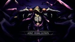 Rule 34 | ainz ooal gown, artist request, glowing eye, highres, lich, male focus, overlord (maruyama), red eyes