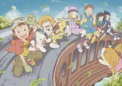 bad_id bad_source bad_twitter_id bokomon digimon digimon_frontier highres himi_tomoki kanbara_takuya kimura_kouichi minamoto_kouji neamon orimoto_izumi patamon shibayama_junpei trailmon trailmon_worm