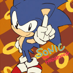 Rule 34 | bad id, bad pixiv id, bukiko, character name, copyright name, furry, gloves, lowres, ring (sonic), smile, solo, sonic (series), sonic the hedgehog, sonic the hedgehog (classic)