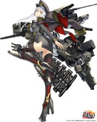 Rule 34 | 1girl, epaulettes, fourragere, full body, gun, hat, high heels, jacket, jacket on shoulders, leg up, looking back, mecha musume, military, military vehicle, motor vehicle, rick g earth, rickg, solo, standing, standing on one leg, tank, thighhighs, type 74 (tank), type 74 (tank) (personification), uniform, weapon, yellow eyes