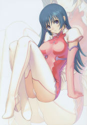 Rule 34 | 00s, 1girl, arm support, blue hair, boots, breasts, china dress, chinese clothes, dress, elbow gloves, female focus, gloves, highres, kotona elegance, large breasts, looking at viewer, panties, pantyshot, pink dress, pink gloves, pink skirt, short dress, sitting, skirt, solo, thigh boots, thighhighs, tony taka, underwear, white footwear, white thighhighs, zoids, zoids genesis, zoom layer
