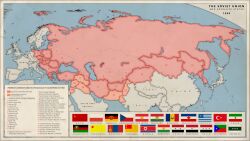 Rule 34 | absurdres, english text, highres, map, no humans, non-web source, off-topic, soviet, soviet flag