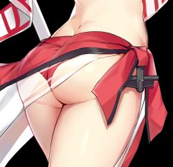 Rule 34 | 1girl, ass, ass focus, azur lane, bcat, bikini, black background, close-up, from behind, head out of frame, lower body, prince of wales (azur lane), prince of wales (sun shining upon windsor) (azur lane), prince of wales (warship girls r), red bikini, simple background, solo, swimsuit