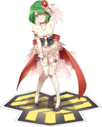 Rule 34 | 1girl, bad id, bad pixiv id, bare shoulders, black gloves, blush, braid, breasts, collar, collarbone, crown, crown braid, detached sleeves, full body, gloves, green hair, half gloves, high heels, highres, jewelry, logo, macross, macross frontier, macross frontier: sayonara no tsubasa, mini crown, necklace, nipples, pussy juice, pussy juice trail, ranka lee, red eyes, remote control vibrator, s.m.s., see-through, sex toy, short hair, skirt, solo, standing, tama (tamatamo), tears, thighhighs, vibrator, vibrator in thighhighs, wet, wet clothes, white thighhighs