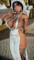 Rule 34 | 1girl, 3d, animated, breasts, highres, large breasts, tagme, the elder scrolls, the elder scrolls v: skyrim, v, video