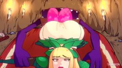 Rule 34 | 1girl, 1other, all fours, animated, animated gif, ass, blonde hair, cave, cunnilingus, derpixon, fantasy, fey (fandeltales), mimic, mimic chest, oral, orange eyes, rape, restrained, tentacle sex, tentacles, tongue, x-ray