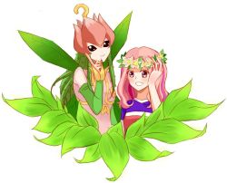 Rule 34 | brown eyes, digimon, fairy, flower, lilimon, long hair, monster girl, petals, plant, plant girl, tachikawa mimi