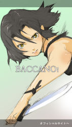 Rule 34 | 00s, baccano!, black hair, chane laforet, enami katsumi, knife, short hair, solo, yellow eyes