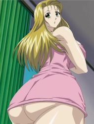 Rule 34 | ass, blonde hair, breasts, green eyes, highres, huge ass, huge breasts, long hair, nami koishikawa, nami sos!