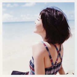 Rule 34 | a piacere, beach, highres, photo (medium), shorts, tank top, ueno juri