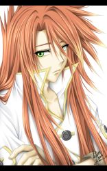 Rule 34 | 00s, green eyes, long hair, luke fon fabre, male focus, red hair, tagme, tales of (series), tales of the abyss