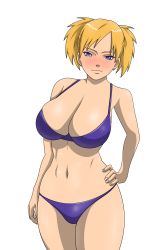 Rule 34 | 1girl, absurdres, bikini, blonde hair, breasts, highres, naruto, naruto (series), swimsuit, temari (naruto)