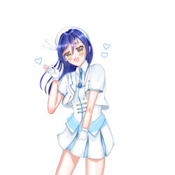 Rule 34 | 1girl, absurdres, aqua bow, aqua sash, artist name, artist request, bare legs, beret, blue hair, blue necktie, blush, bow, bowtie, breasts, brown eyes, clenched hand, collared shirt, cropped jacket, dress, dress shirt, earrings, feather beret, feathers, female focus, fingerless gloves, gloves, hair between eyes, hat, hat feather, heart, highres, jacket, jewelry, layered skirt, long hair, looking at viewer, love live!, love live! school idol festival, love live! school idol project, miniskirt, necktie, parted lips, plaid, plaid skirt, pleated, pleated skirt, sailor collar, sash, shirt, short sleeves, skirt, small breasts, smile, solo, sonoda umi, white background, white feathers, white gloves, white hat, white jacket, white sailor collar, white shirt, white skirt, wonderful rush, yellow eyes