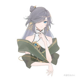 Rule 34 | 1girl, china dress, chinese clothes, closed mouth, dress, fu hua, fu hua (azure empyrea), hair ornament, hair over one eye, highres, honkai (series), honkai impact 3rd, long hair, looking at viewer, simple background, sleeveless, sleeveless dress, smile, solo, white background, zhrc