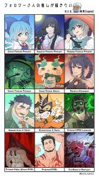 Rule 34 | 5girls, 6+boys, aegir (housamo), apex legends, ass, babalon (housamo), bad id, bad twitter id, beard, black sclera, blue hair, character request, chest tattoo, cirno, colored sclera, colored skin, creature, crossover, dark blue hair, dead by daylight, english text, facial hair, fangs, followers favorite challenge, forked eyebrows, full-body tattoo, furry, furry male, gammei (live a hero), gyee, highres, horns, live a hero, mismatched sclera, monster boy, multiple boys, multiple crossover, multiple drawing challenge, multiple girls, muscular, muscular male, octane (apex legends), oni, oni (dead by daylight), oni horns, pectorals, priapus, priapus a. tarou, pyramid head, red skin, ryekie (live a hero), sdz (inazuma), short hair, silent hill (series), silent hill 2, tank top, tattoo, tokyo houkago summoners, touhou, undercut, white tank top, youkai watch