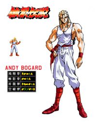Rule 34 | andy bogard, bandages, blonde hair, fatal fury, game, long hair, muscular, neo geo, snk, the king of fighters