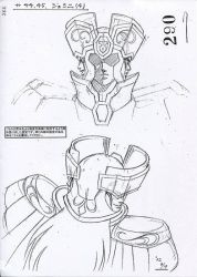 Rule 34 | araki shingo, armor, character sheet, gemini kanon, helmet, himeno michi, mask, production, saint seiya, settei, sketch