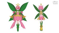 Rule 34 | digimon, digimon (creature), fairy, flower, lilimon, lilimon x-antibody, monster girl, nail polish, petals, plant, plant girl