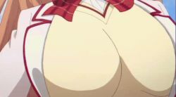 Rule 34 | animated, animated gif, bouncing breasts, breasts, daitoshokan no hitsujikai, large breasts, shirasaki tsugumi