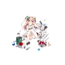 Rule 34 | 2girls, @ @, ahoge, alternate costume, anchor, animal costume, arm support, bag, bell, blue bow, blue eyes, blush, boots, bow, box, breasts, broken, chibi, christmas, cleavage, damaged, despair, diamond (gemstone), dress, drum (container), fang, full body, fur trim, garter straps, gift, floral bow, gift box, green bow, headgear, holding, holding bag, le fantasque (warship girls r), long hair, looking at viewer, machinery, multiple girls, official art, open mouth, panties, parted lips, pink hair, red dress, red nose, reindeer costume, saru, shell, silver hair, sitting, sled, small breasts, smoke, star (symbol), steel beam, tears, thigh boots, thighhighs, torn clothes, torn legwear, torpedo, transparent background, twintails, underwear, vauquelin (warship girls r), warship girls r, white footwear, white panties