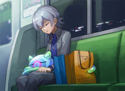 Rule 34 | artist request, digimon, digimon ghost game, closed eyes, higashimitarai kiyoshiro, jellyfish, jellymon, sleeping, sleeping on person, tentacles